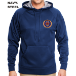 UltraClub Cool & Dry Sport Hooded Fleece